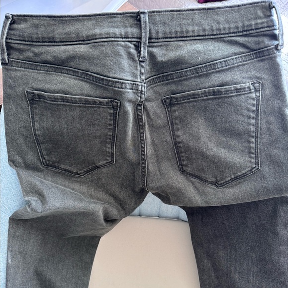 Banana Republic Mid-Rise Skinny Zip Pocket Jeans Grey Size 28 - Picture 8 of 12